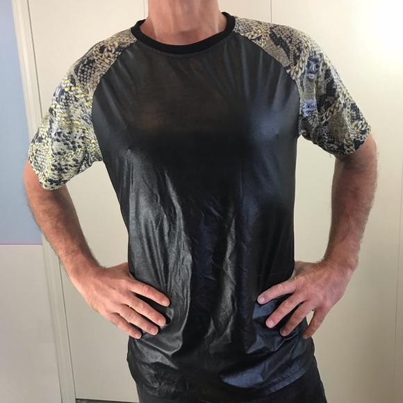 WT02 Gold Edition Other - WT02 Gold edition M faux leather short sleeve